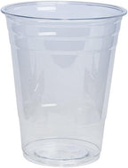 16 oz Clear Plastic Cups, 1000 Pack – Disposable PET Drinkware for Iced Coffee, Cold Drinks, Smoothies – Commercial Grade Bulk