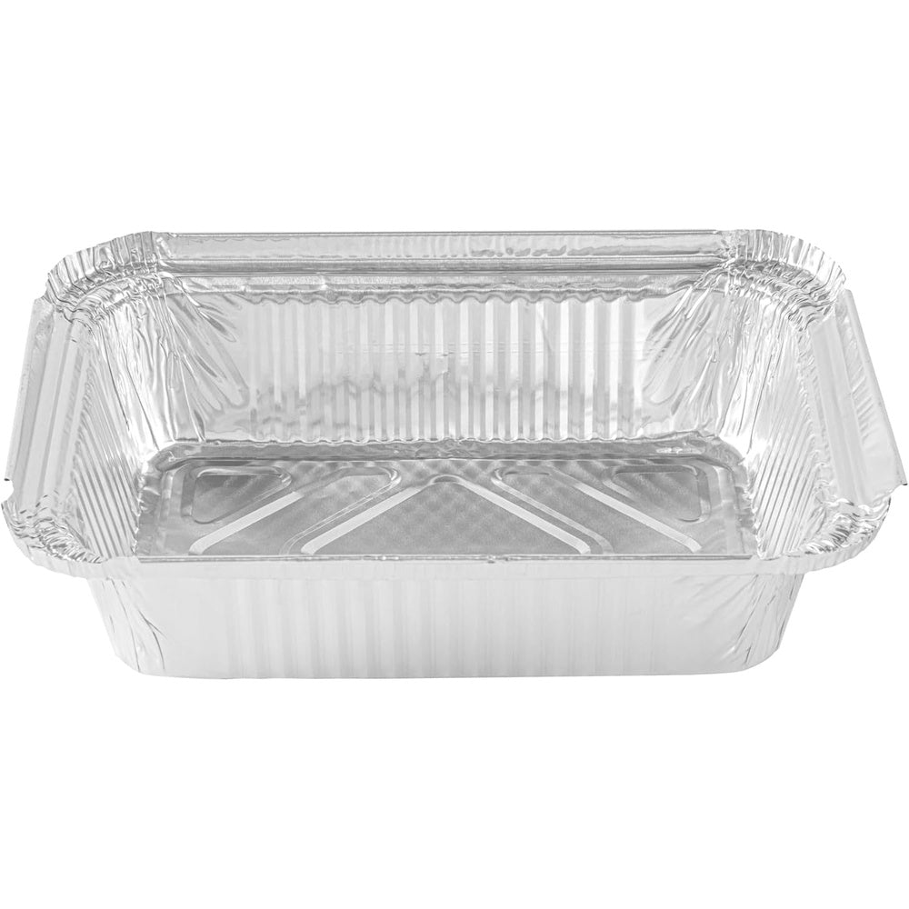 2.25 lb Oblong Aluminum Catering Pans – 500 Pack Bulk Disposable Takeout & Food Service Containers for Meal Prep & Restaurants – Rhino Aluminum
