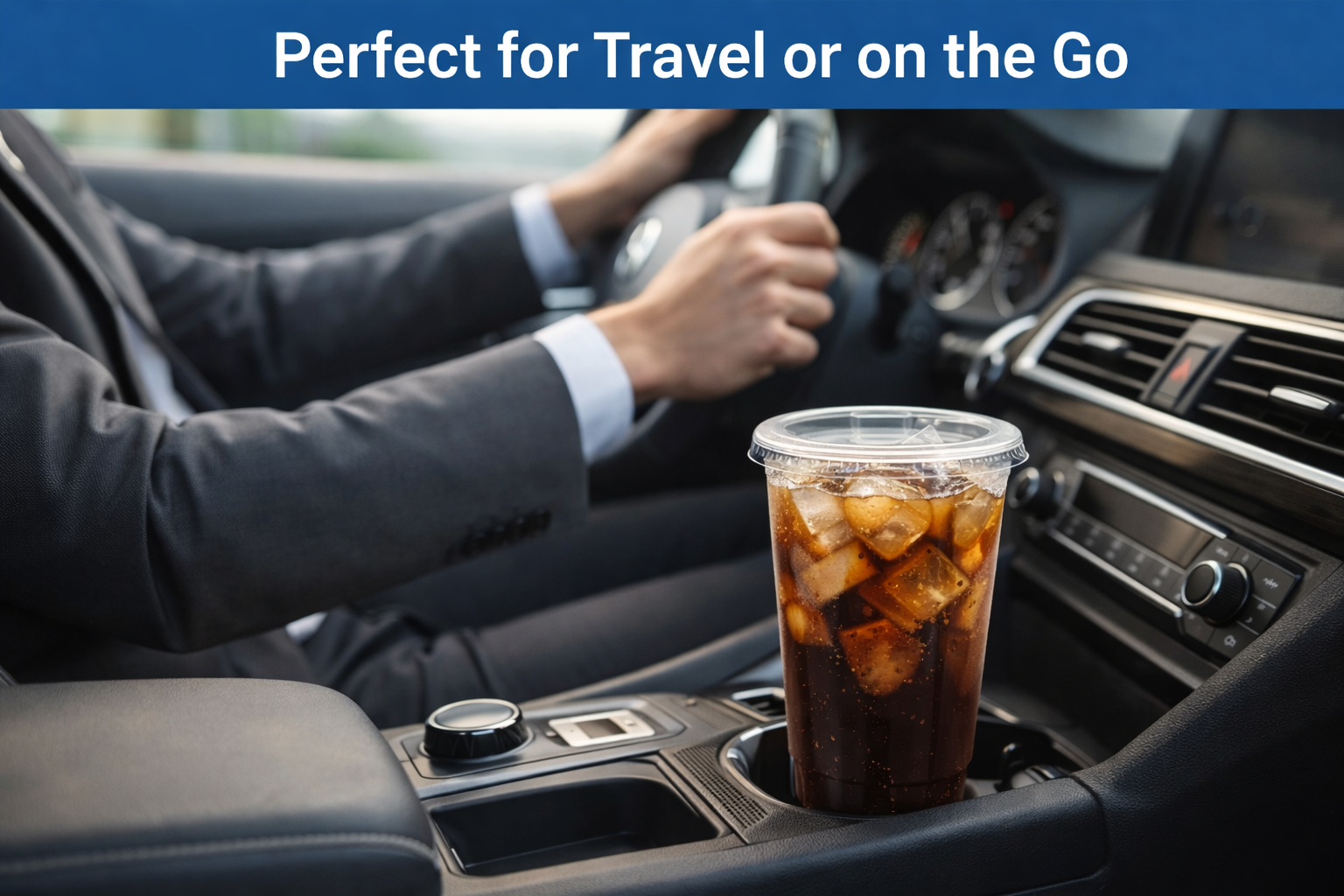 24 oz Clear Plastic Cups – 1,000 Count Bulk Disposable Drink Cups for Iced Coffee, Cold Beverages & Parties – Durable & Stackable – Rhino Aluminum