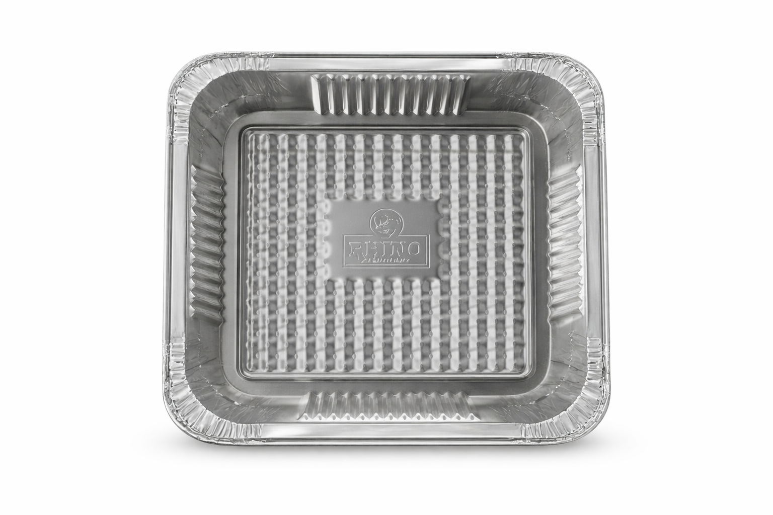 9 x 9 Inch Square Aluminum Foil Pans – 50 Count Bulk Disposable Baking & Catering Trays for Brownies, Casseroles & Meal Prep – Rhino Aluminum