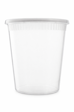 32 oz deli containers with lids, 200 pack