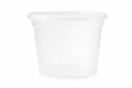 16 oz Deli Containers with Lids – 200 Count Bulk Clear Plastic Food Storage Cups for Meal Prep, Soups & Leftovers – Stackable & Leak-Resistant – Rhino Aluminum