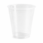 9 oz Plastic Cups – 400 Count Bulk Disposable Drink Cups for Parties, Juice, Soda & Events – Durable Clear Party Cups – Rhino Aluminum