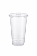 24 oz Iced Coffee Cups with Lids, 600 Pack – Clear Plastic To Go Cups for Coffee, Cold Drinks, Smoothies – Commercial Grade Bulk
