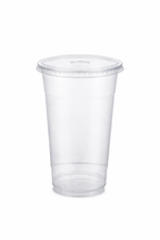 24 oz Iced Coffee Cups with Lids, 600 Pack – Clear Plastic To Go Cups for Coffee, Cold Drinks, Smoothies – Commercial Grade Bulk