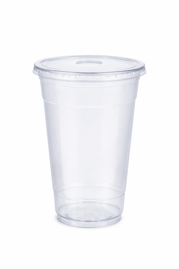 16 oz Iced Coffee Cups with Lids, 1000 Pack – Clear Plastic To Go Cups for Coffee, Cold Drinks, Smoothies – Commercial Grade Bulk