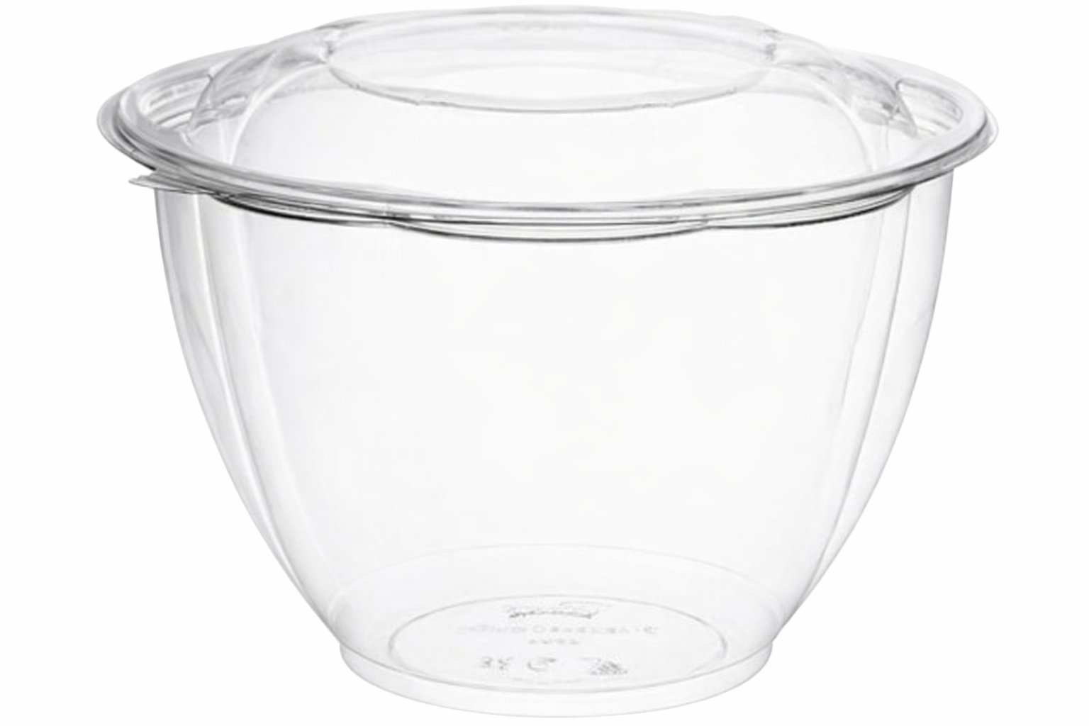 48 oz Clear Salad Bowls with Lids – 150 Count Bulk Disposable Food Containers for Salads, Meal Prep & Takeout – Leak-Resistant & Stackable – Rhino Aluminum
