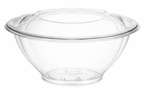 24 oz Salad Bowls To Go with Lids, 150 Pack – Clear Plastic Disposable Bowls for Salads, Meal Prep, Takeout – Commercial Bulk