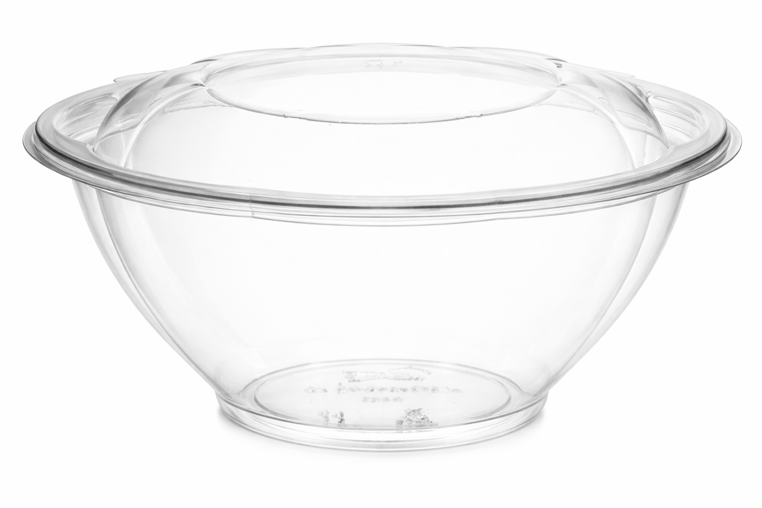24 oz Clear Salad Bowls with Lids – 150 Count Bulk Disposable Food Containers for Salads, Meal Prep & Takeout – Leak-Resistant & Stackable – Rhino Aluminum