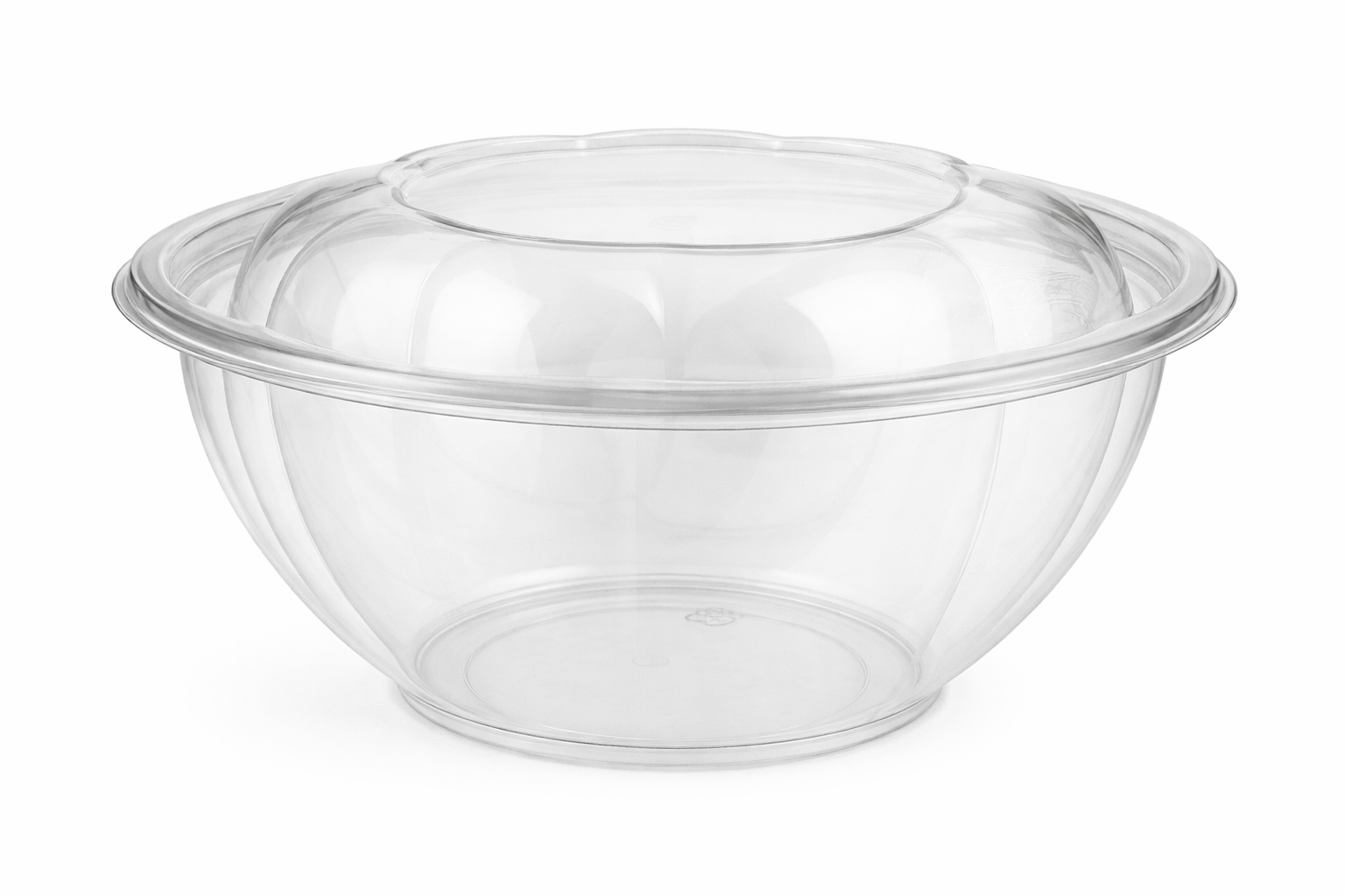 32 oz Clear Salad Bowls with Lids – 150 Count Bulk Disposable Food Containers for Salads, Meal Prep & Takeout – Leak-Resistant & Stackable – Rhino Aluminum