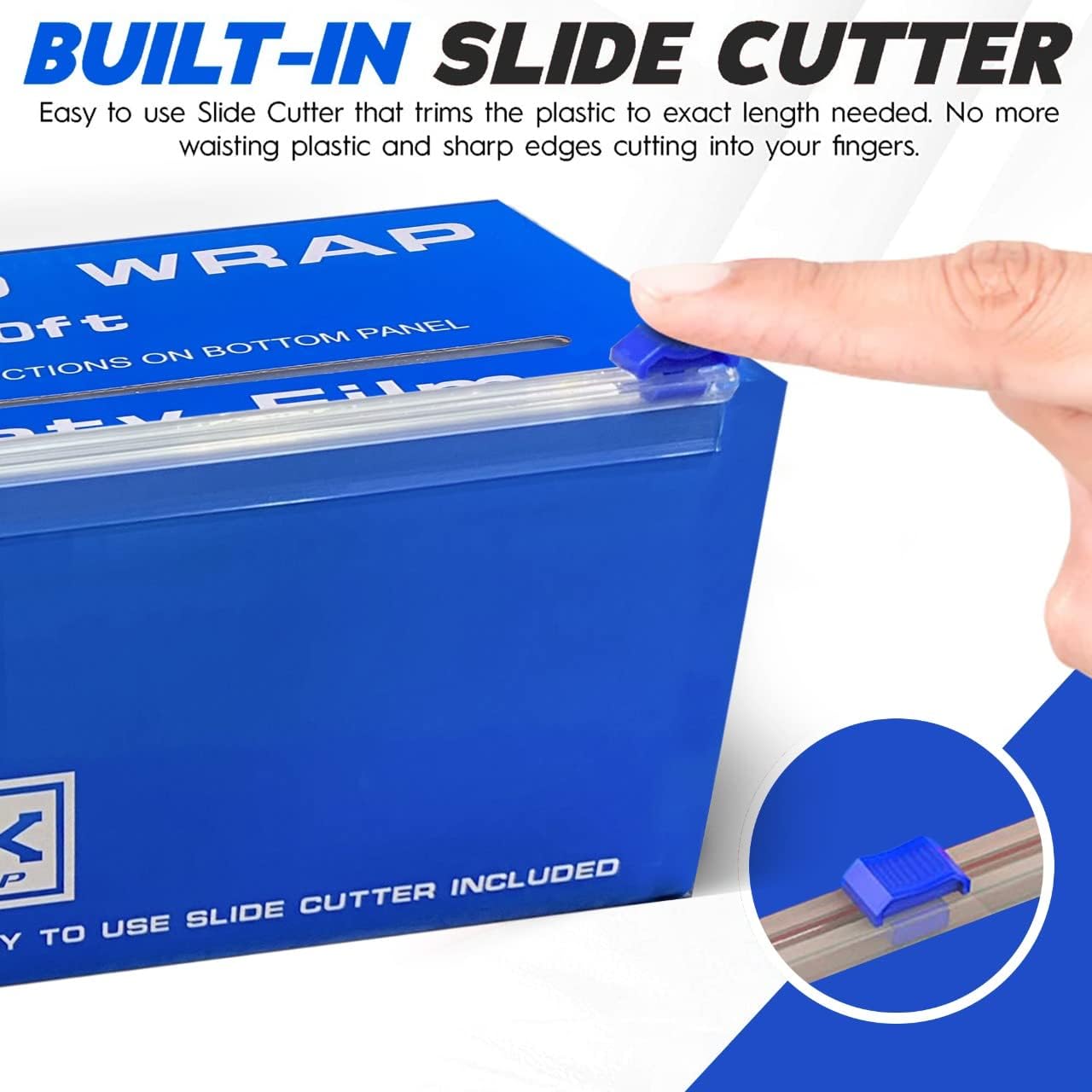 18 Inch Commercial Plastic Food Wrap Roll – 2000 Ft Bulk Heavy Duty Cling Film for Restaurants, Catering, Meal Prep & Food Storage – Clear Stretch Wrap- Duck Plastic Wrap