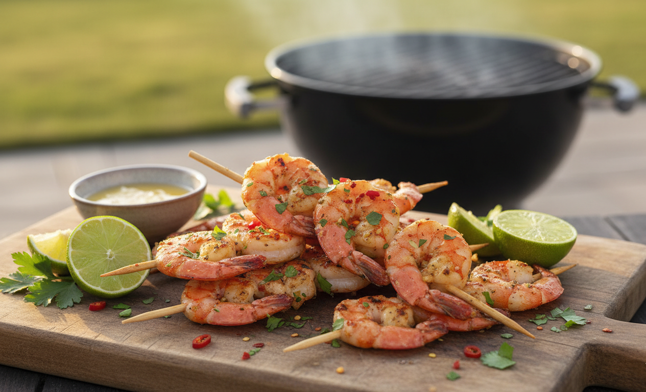 GRILLED SHRIMP SKEWERS