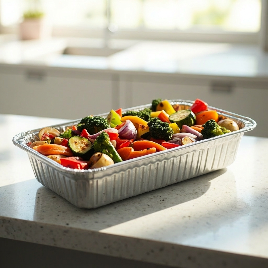 2.25 lb Oblong Aluminum Catering Pans – 500 Pack Bulk Disposable Takeout & Food Service Containers for Meal Prep & Restaurants – Rhino Aluminum