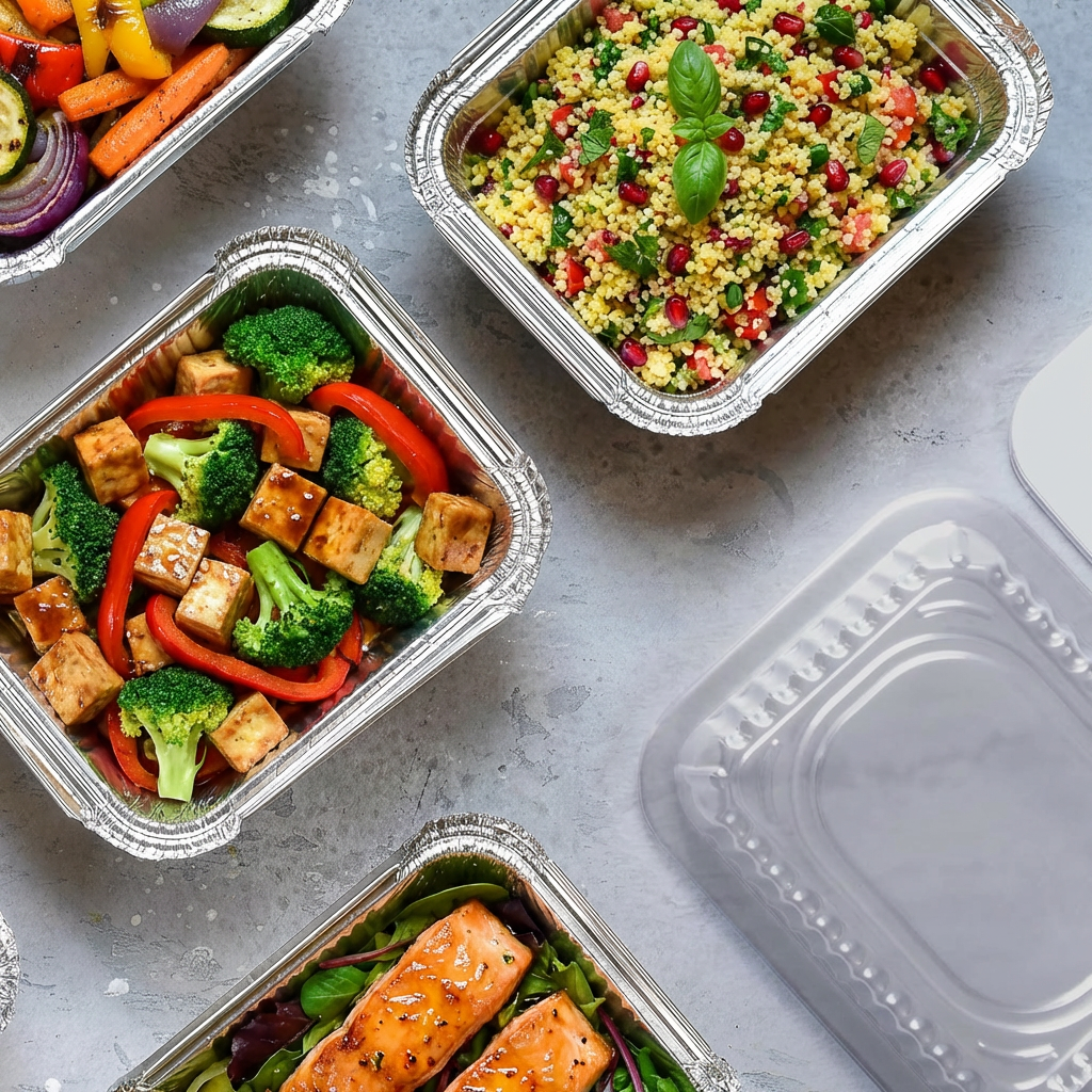 2.25 lb Oblong Aluminum Catering Pans – 500 Pack Bulk Disposable Takeout & Food Service Containers for Meal Prep & Restaurants – Rhino Aluminum