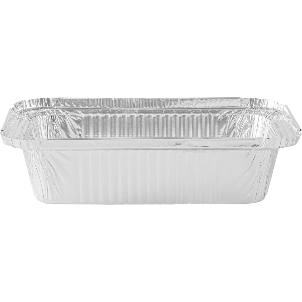 1.5 lb Oblong Aluminum Takeout & Catering Pans – 500 Pack Bulk Disposable Food Containers for Meal Prep, Restaurants & Catering – Rhino Aluminum