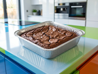 9 x 9 Inch Square Aluminum Foil Pans – 50 Count Bulk Disposable Baking & Catering Trays for Brownies, Casseroles & Meal Prep – Rhino Aluminum